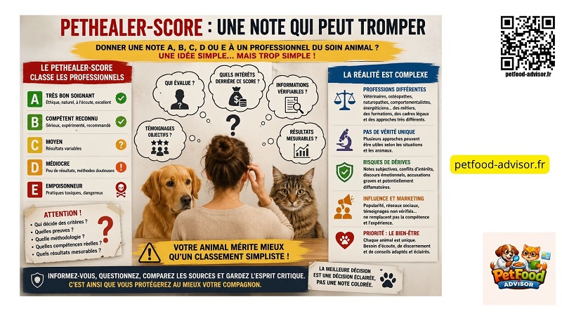 un Pet Healer ( soignant pour animaux domestiques) pourra être classé A, B, C d ou E au PetHealer-score800.jpg